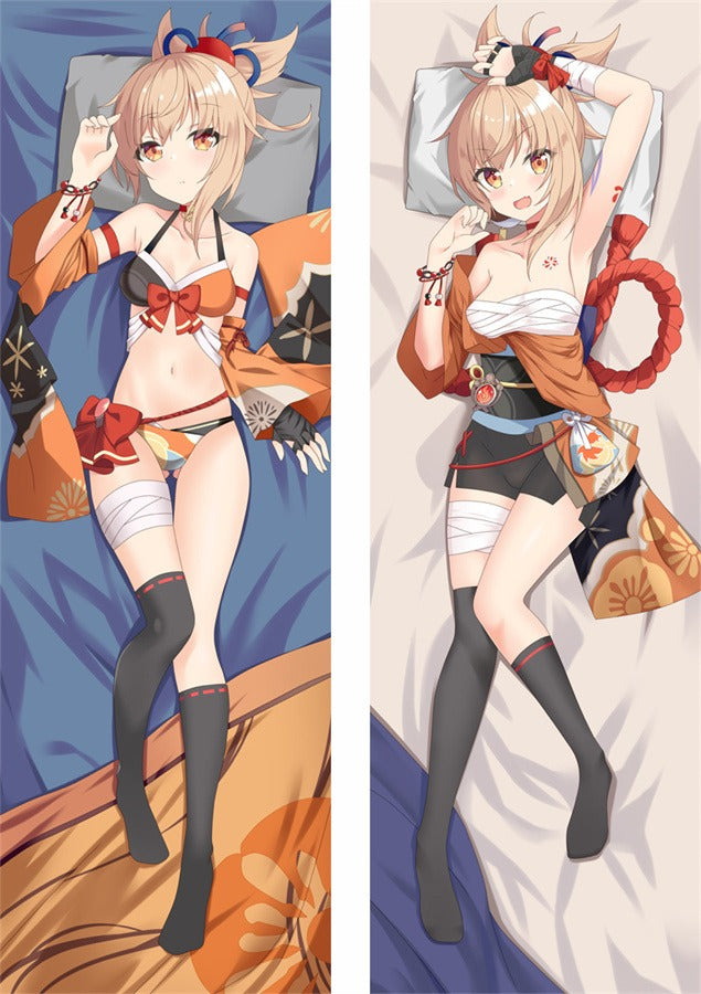 Yoimiya Bikini en Festival Kimono Dakimakura