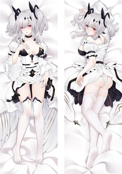 Joffre Witte Ruchesjurk Dakimakura
