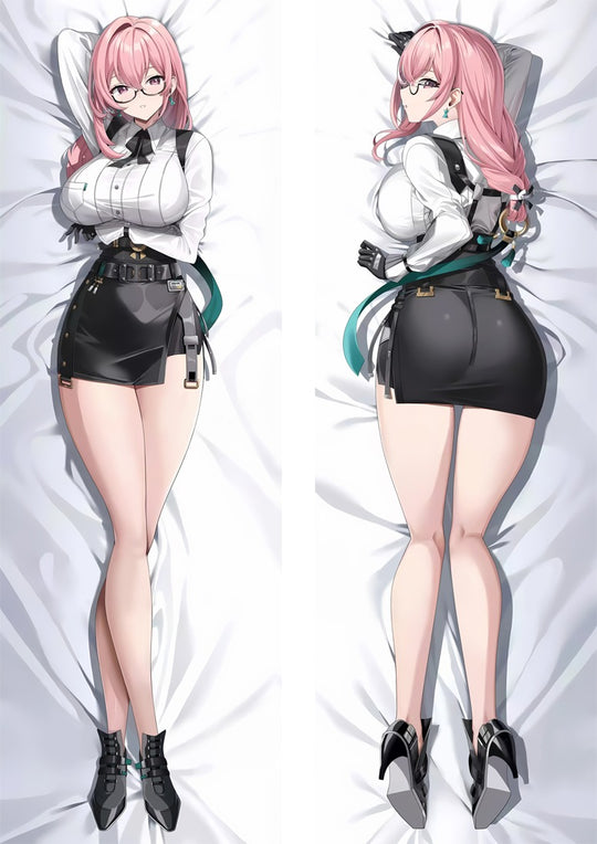Tsukishiro Yanagi Wit Overhemd en Kokerrok Dakimakura