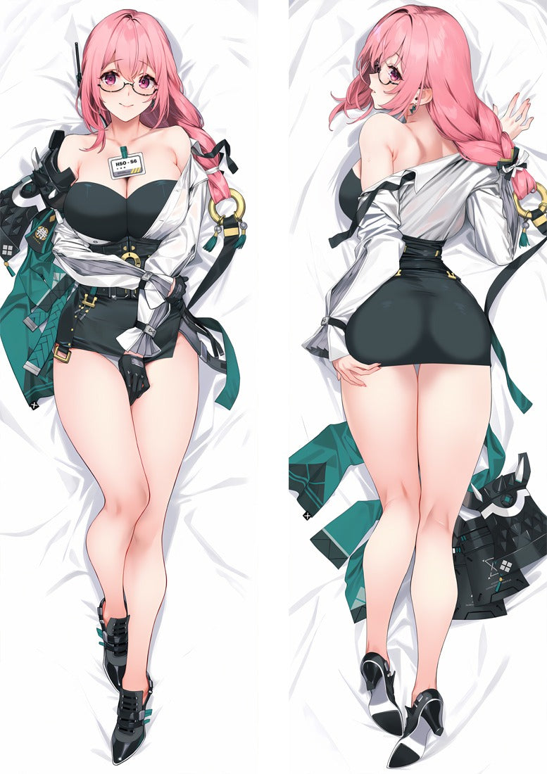 Tsukishiro Yanagi Korset en Groene Jas Dakimakura