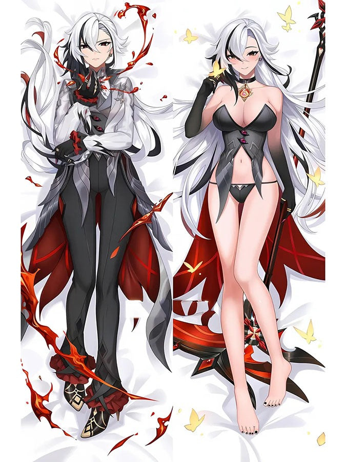 Arlecchino Zwarte Lingerie en Vlinders Dakimakura