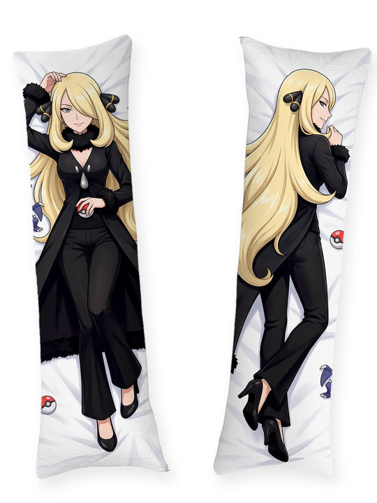 Cynthia Pokemon Kampioen Zwarte Jas Dakimakura