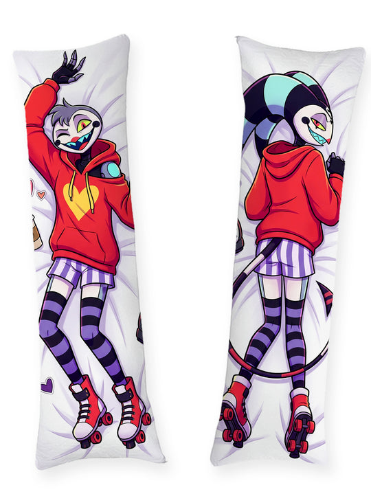 Fizzarolli Off Shoulder Hoodie Rollerdisco Dakimakura