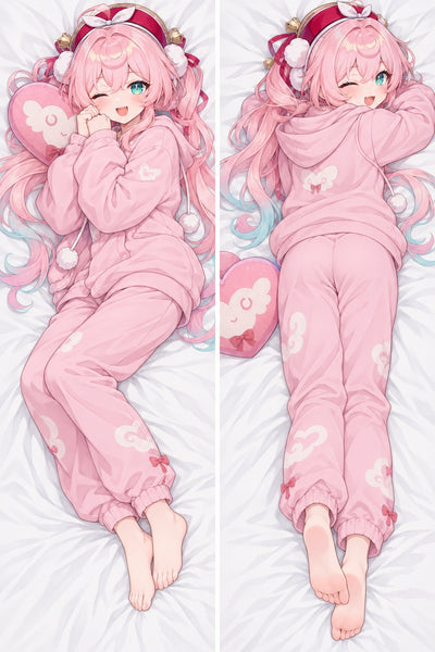 Hyacine Roze Hoodie Dakimakura