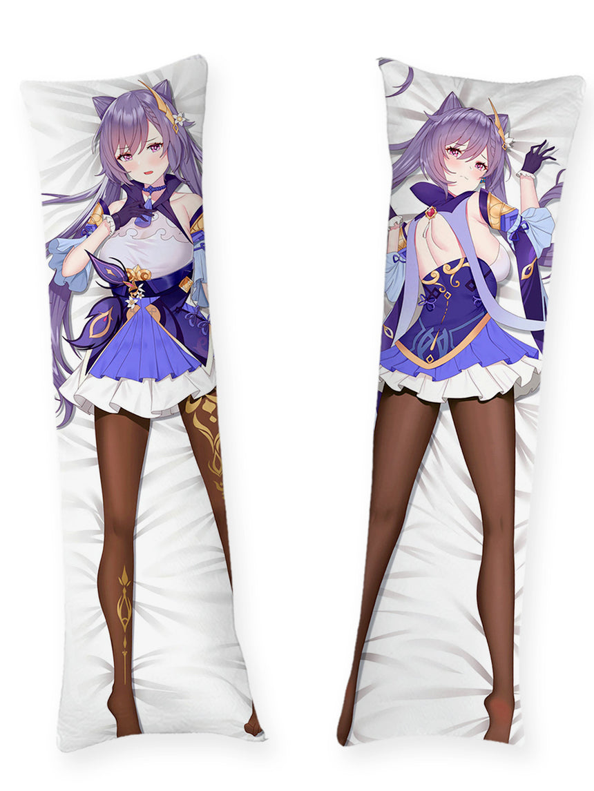Keqing Paarse Jurk Dakimakura