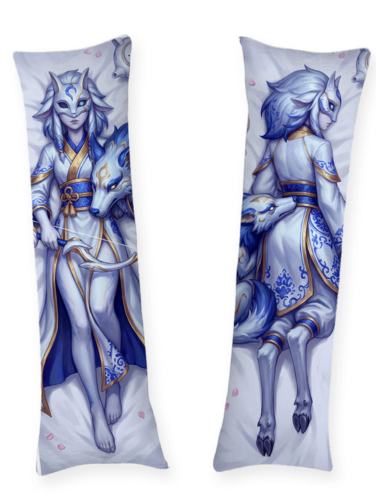 Kindred Porseleinen Jager en Jachthond Dakimakura