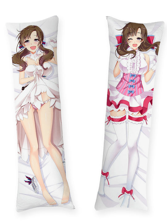 Mamako Oosuki Wit en Roze Jurk Dakimakura