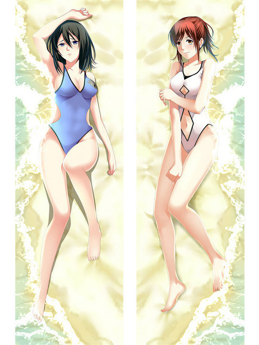 Mikasa en Sasha Dakimakura 2