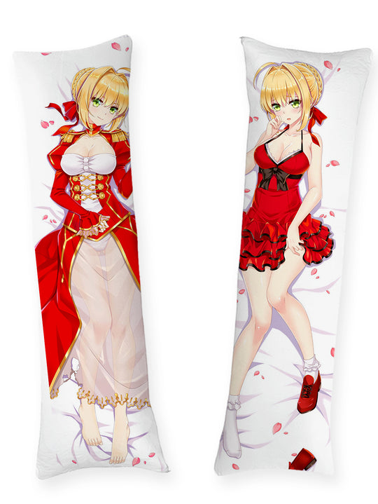 Nero Claudius Rode Ruchesjurk Dakimakura