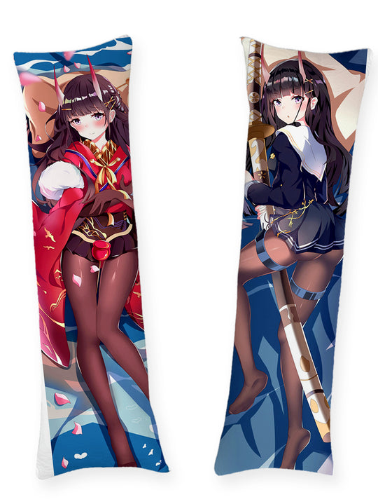 Noshiro Katana en Rode Haori Dakimakura