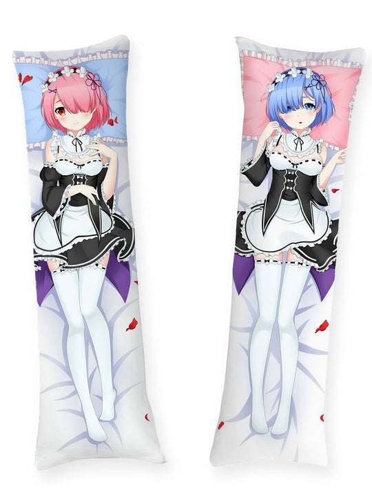Re Zero Rem en Ram Dakimakura