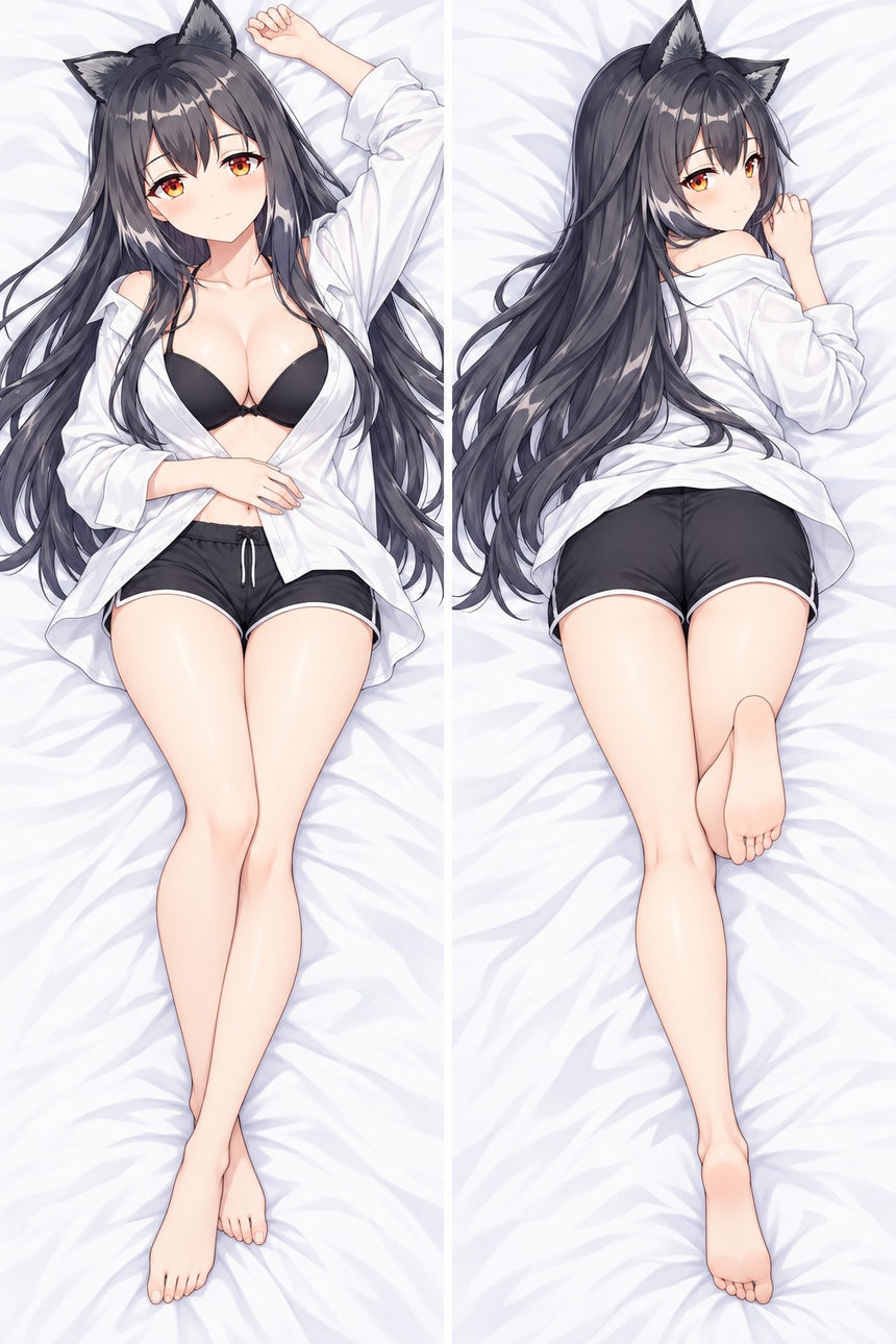 Texas Oversized White Shirt Body Pillow