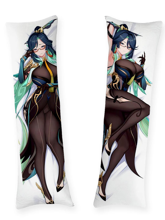 Xianyun Zwarte Bodysuit en Bril Dakimakura