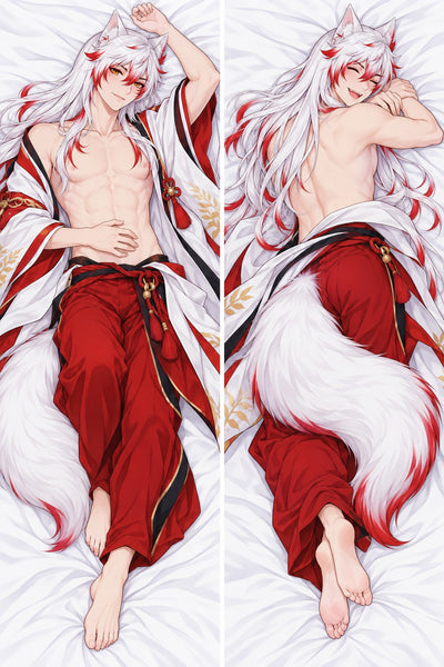 Youko Open Witte Kimono Dakimakura