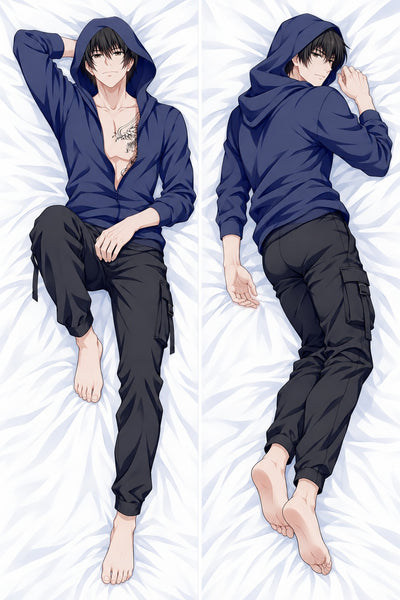 Zhang Qiling Marineblauwe Hoodie Dakimakura