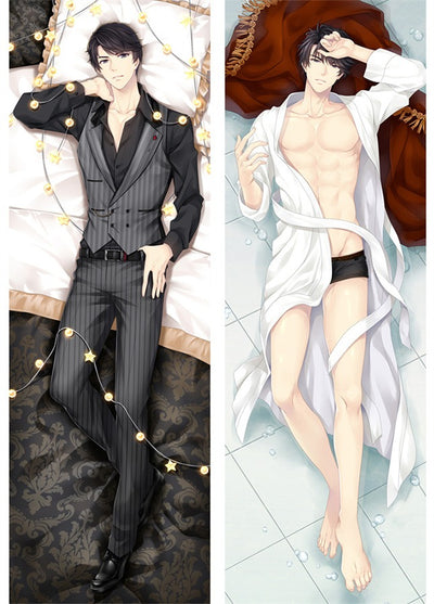 Victor Krijtstreeppak en Badjas Dakimakura