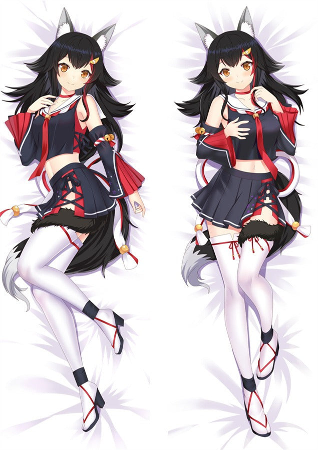 Ookami Mio Zwarte Wolf Outfit Dakimakura