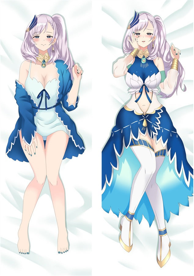 Lavendel Twintails Pauwenjurk Dakimakura