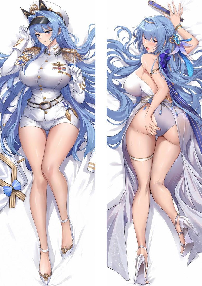 Helm Kapiteinsuniform en Wit Badpak Dakimakura