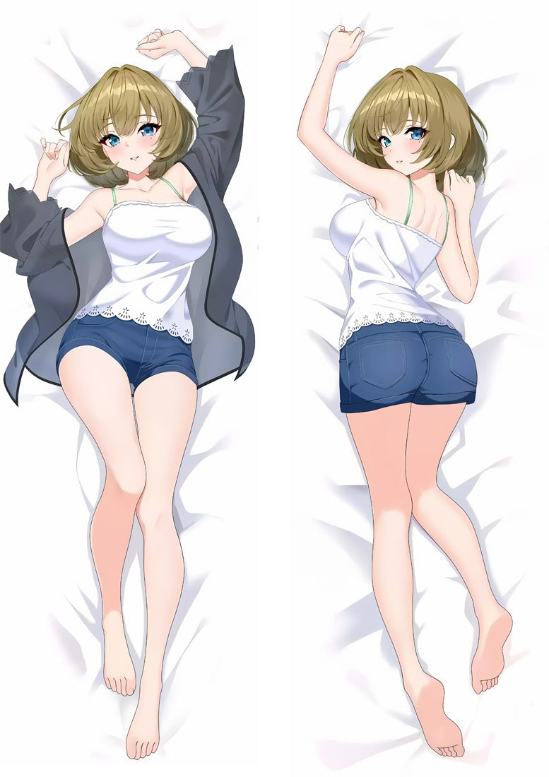 Kaede Takagaki Hemdje en Denim Short Dakimakura