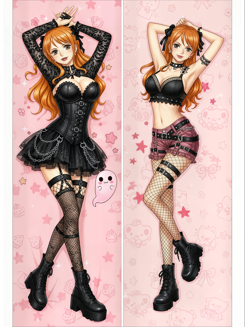 Nami Gothic Dakimakura design