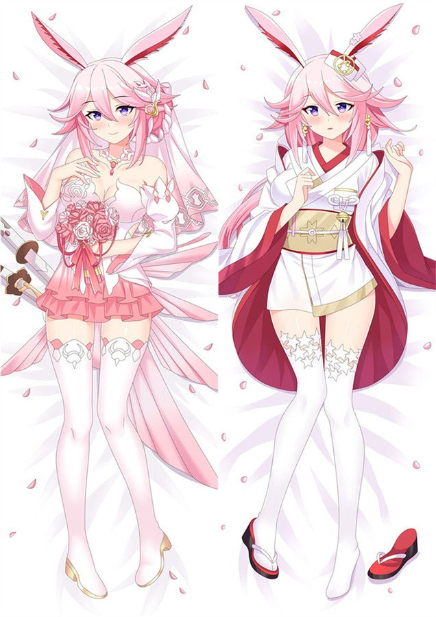 Yae Sakura Trouwjurk en Kimono Dakimakura