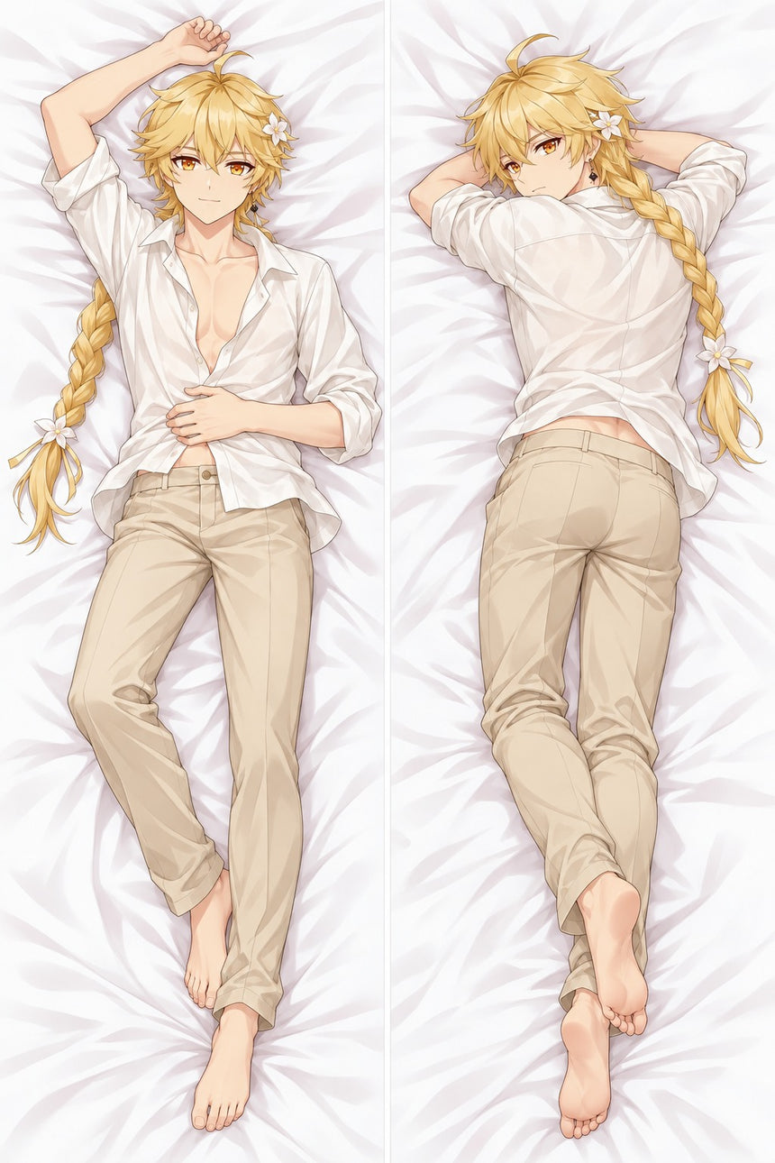 Aether Linen Shirt Body Pillow