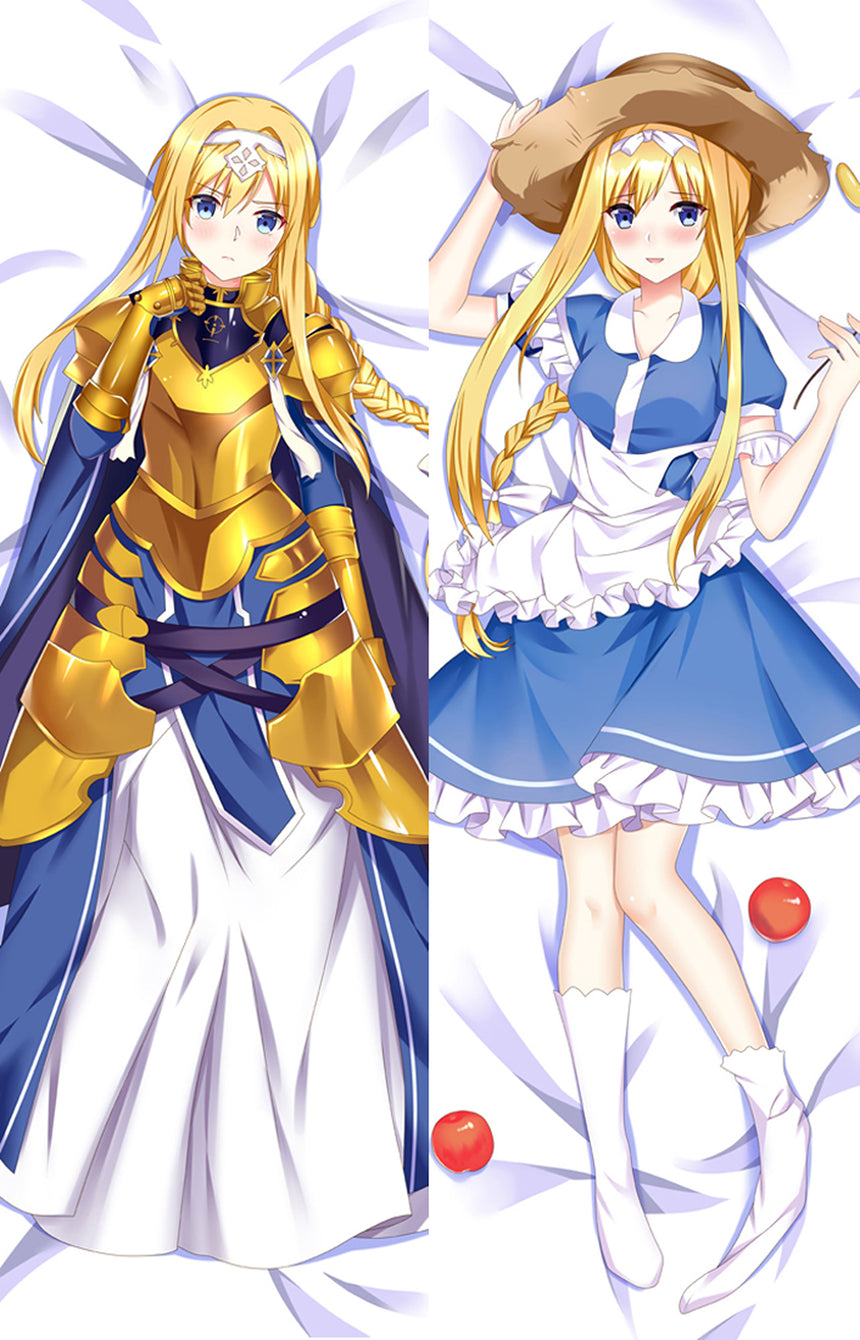 Alice Zuberg Gouden Harnas Dakimakura