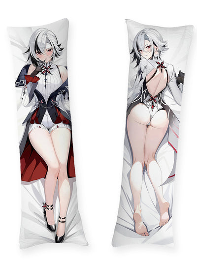 Arlecchino Witte Bodysuit Dakimakura