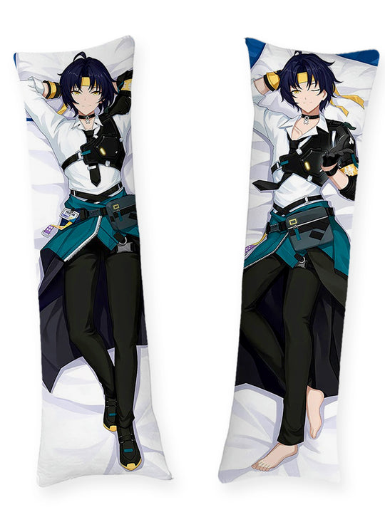 Asaba Harumasa Petrolblauwe Jas Dakimakura