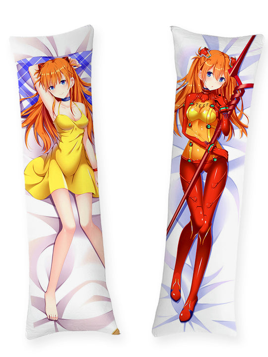 Asuka Langley Plugsuit en Zomerjurk Dakimakura