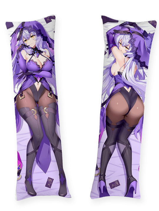 Black Swan Paarse Sluier en Bodysuit Dakimakura