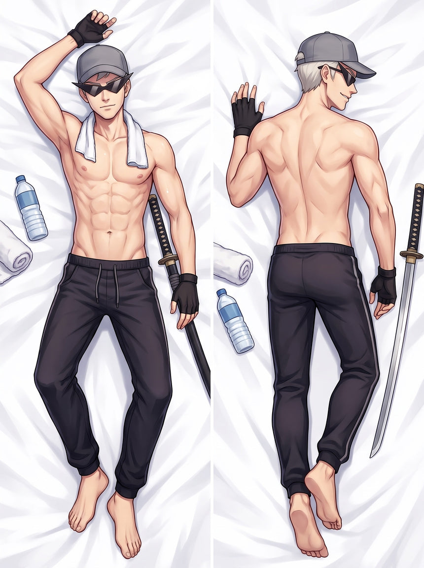 Bro Strider Ontbloot Bovenlijf Katanatraining Dakimakura