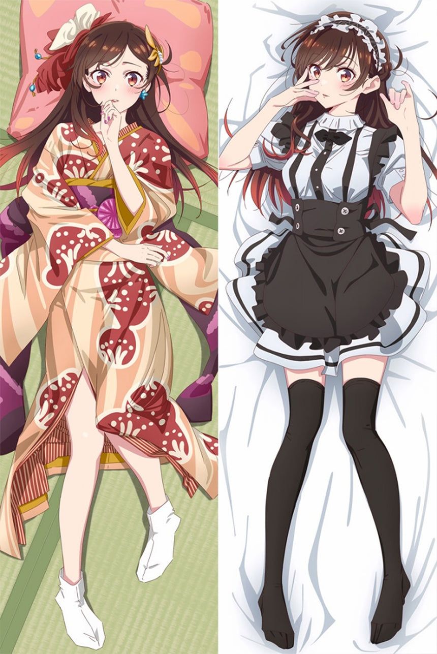 Chizuru Mizuhara Kimono en Maid Dakimakura