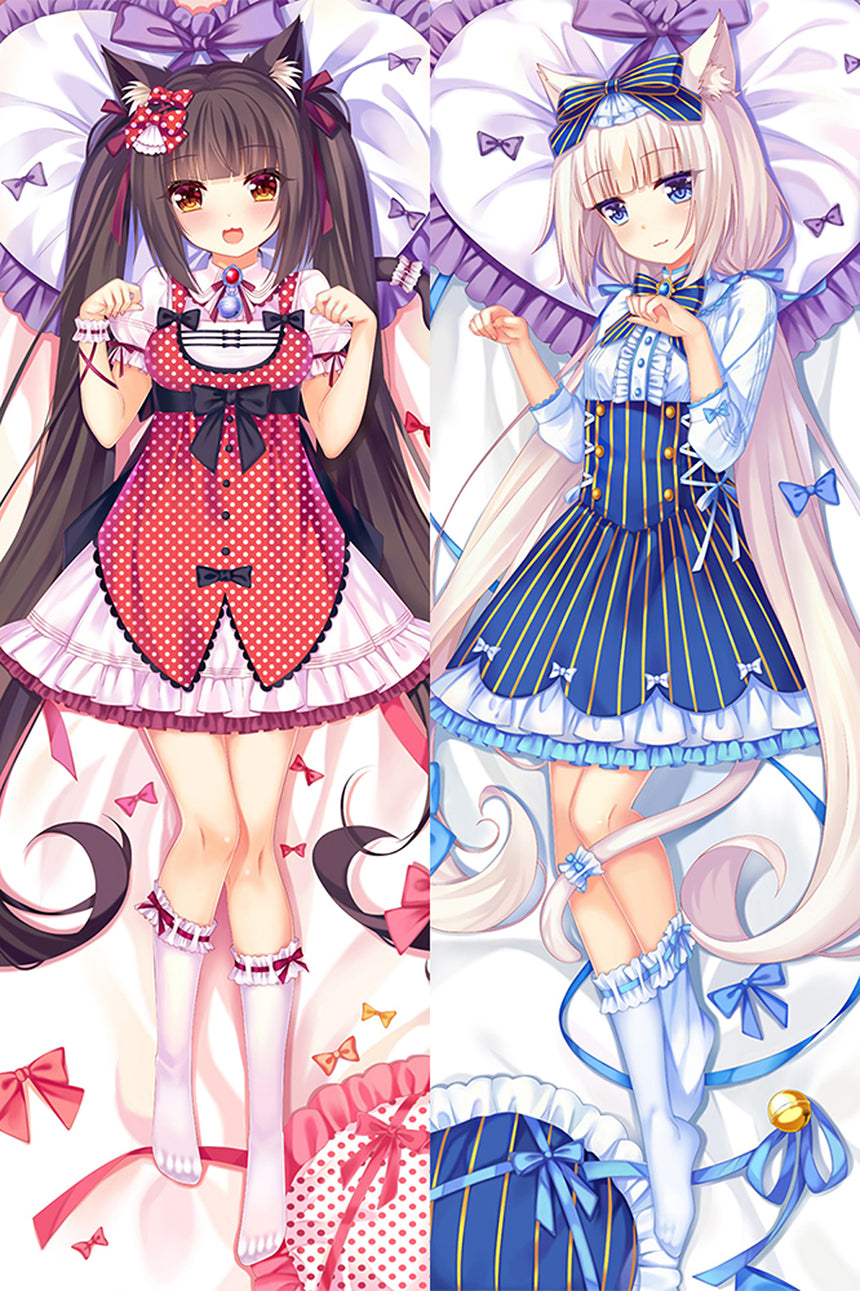 Chocola en Vanilla Jurken met Strik Dakimakura