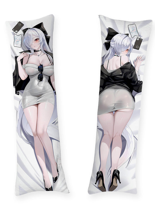 Cinderella Nikke Zilveren Jurk Dakimakura