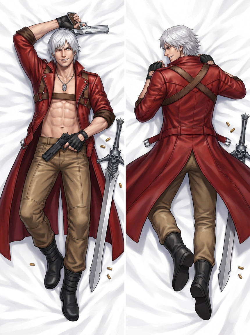 Dante Klassieke Rode Jas Dakimakura