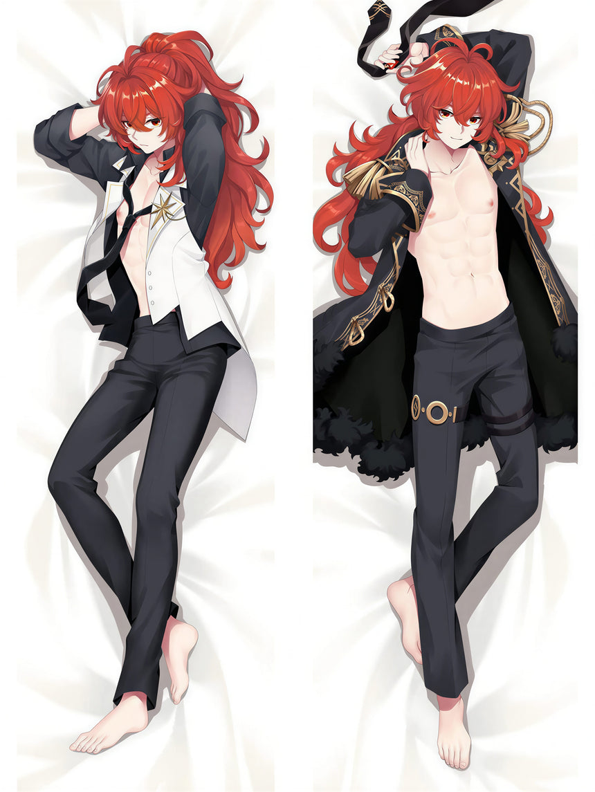 Diluc Genshin Dakimakura 2