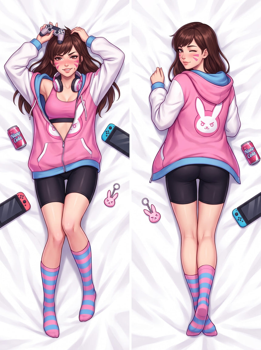D.Va Open Gamer Hoodie Dakimakura