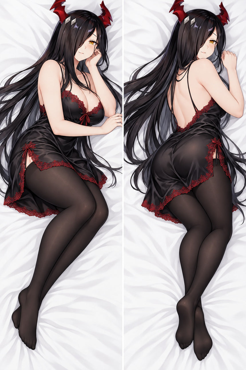Friedrich der Grosse Black Nightgown Body Pillow