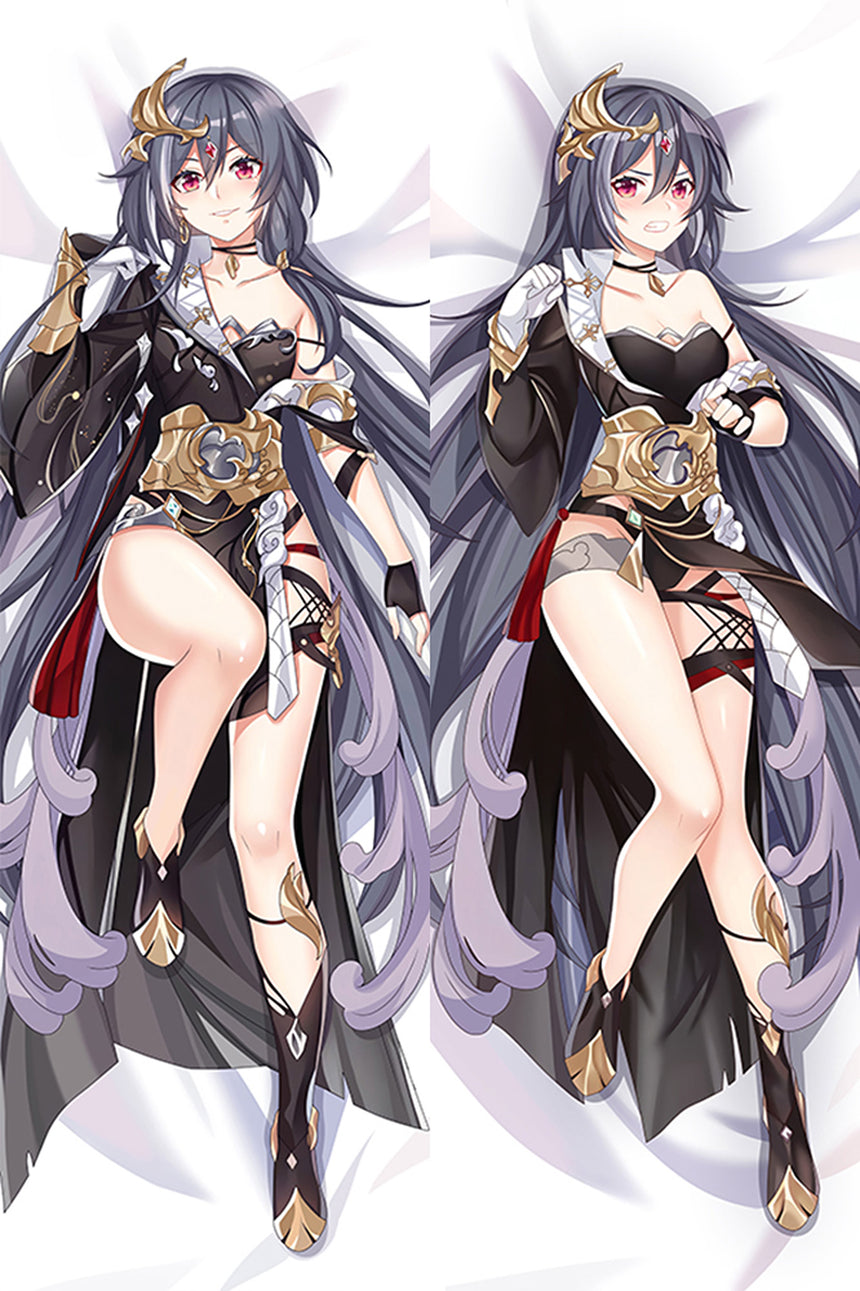 Fu Hua Zwart en Goud Dakimakura