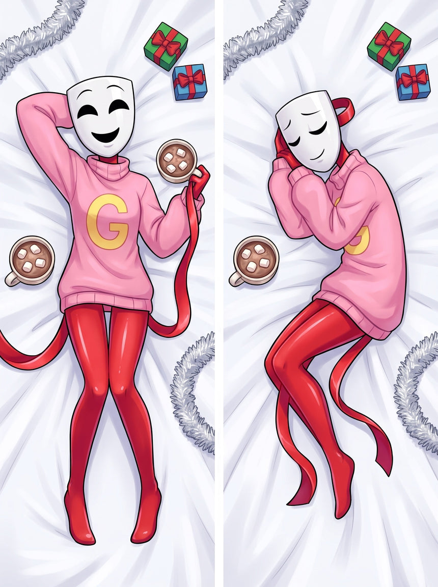 Gangle Roze Kersttrui Dakimakura