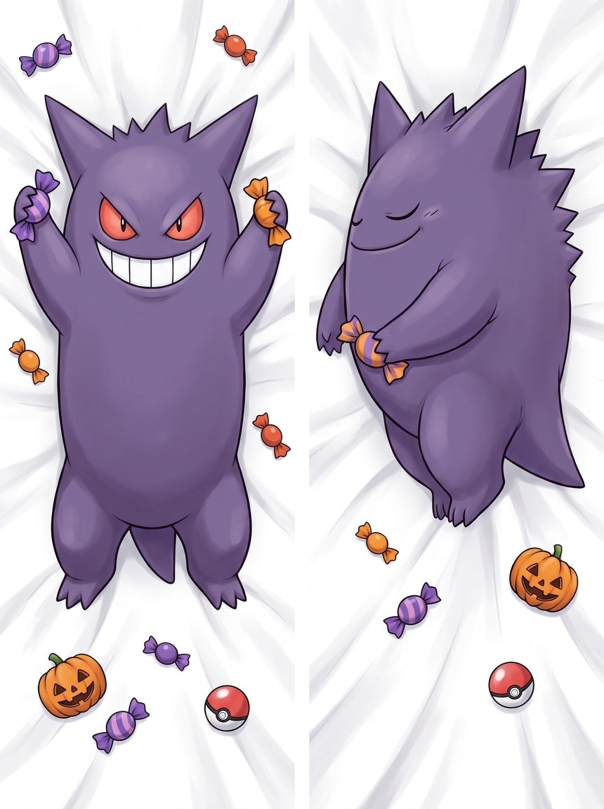 Gengar Pokemon Griezelige Snoepnacht Dakimakura