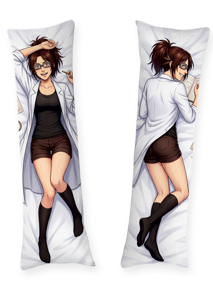 Hange Zoe Labjas en Tanktop Dakimakura