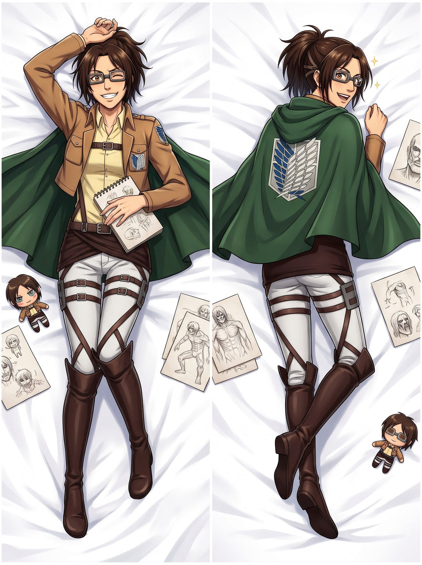 Hange Zoe Survey Corps Veldtenue Dakimakura