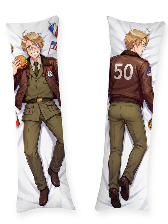 Hetalia America Bomberjack Hamburger Dakimakura