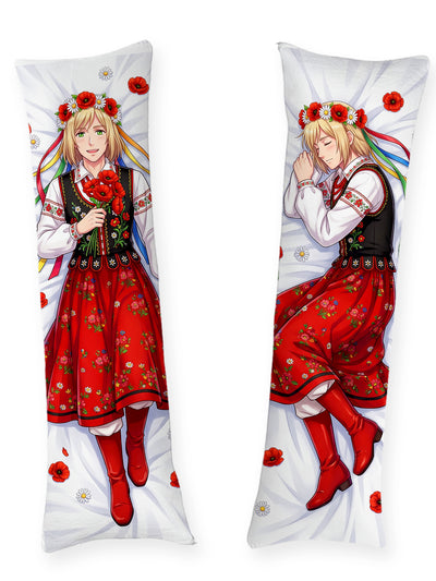 Hetalia Poland Klederdracht Bloemenkrans Dakimakura