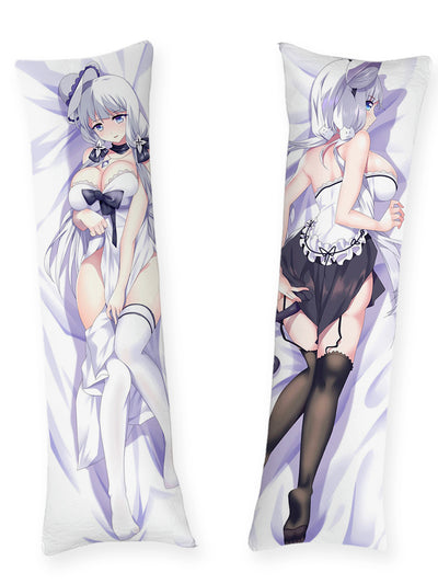 Illustrious Witte en Zwarte Jurken Dakimakura