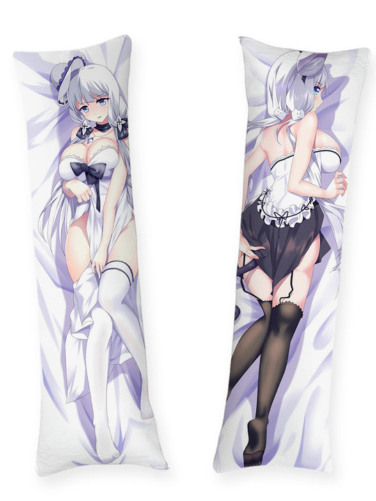 Illustrious Witte en Zwarte Jurken Dakimakura