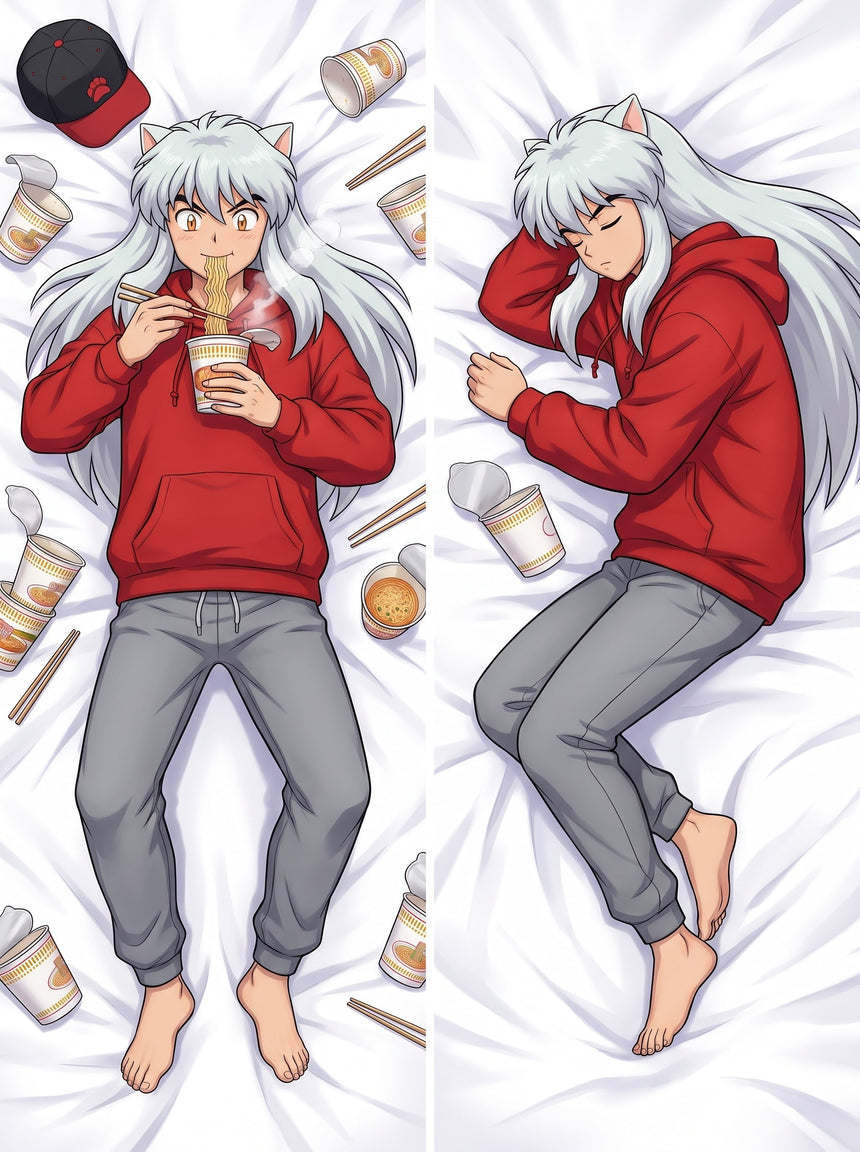 Inuyasha Instant Ramen Knusse Hoodie Dakimakura
